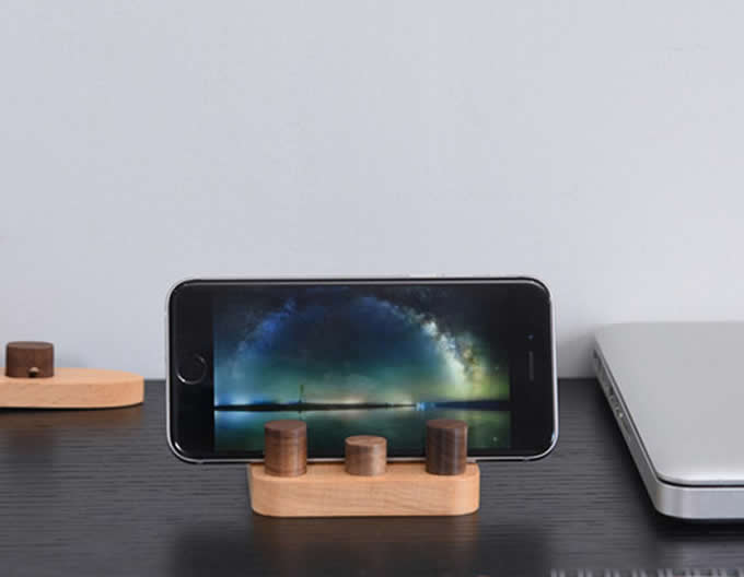  Lego  Natural Wooden Mobile Phone Stand  Cell Phone Holder  